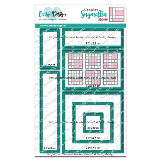 CarlijnDesign Dies Square Window Add-on