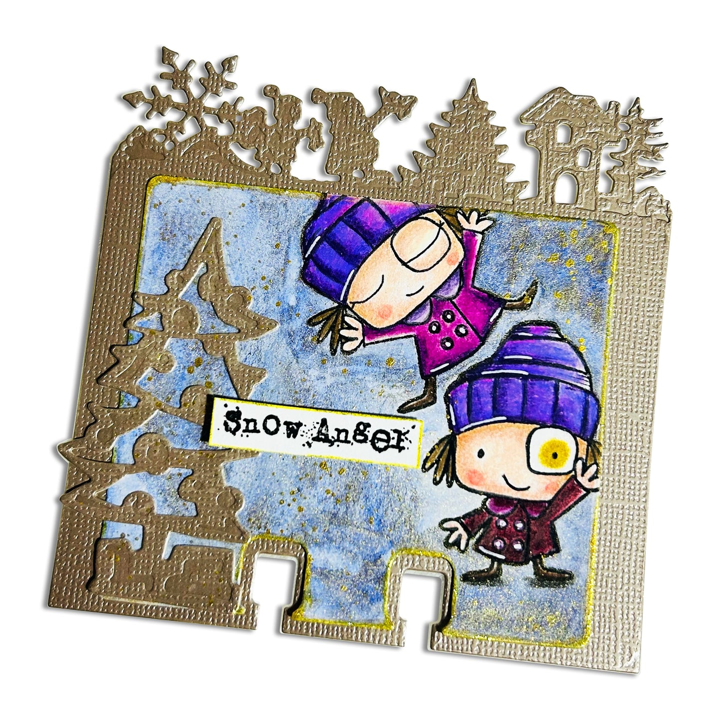 #943 - A7 Stamp Set - Snow Angel