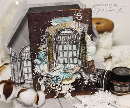TP-268 - A5 Clear Stamp Set - Shuttered Window