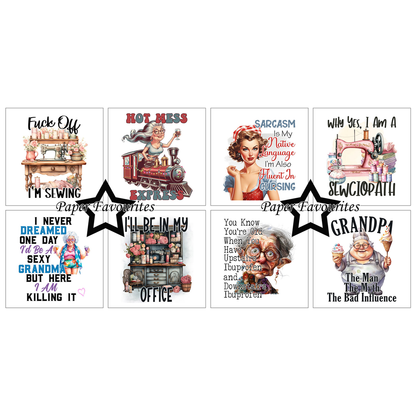 Paper Favourites Funny Quotes #2 6x6 Inch Paper Pad