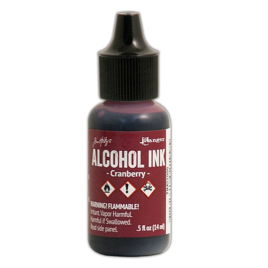 Ranger Tim Holtz Alcohol Ink .5oz - Cranberry