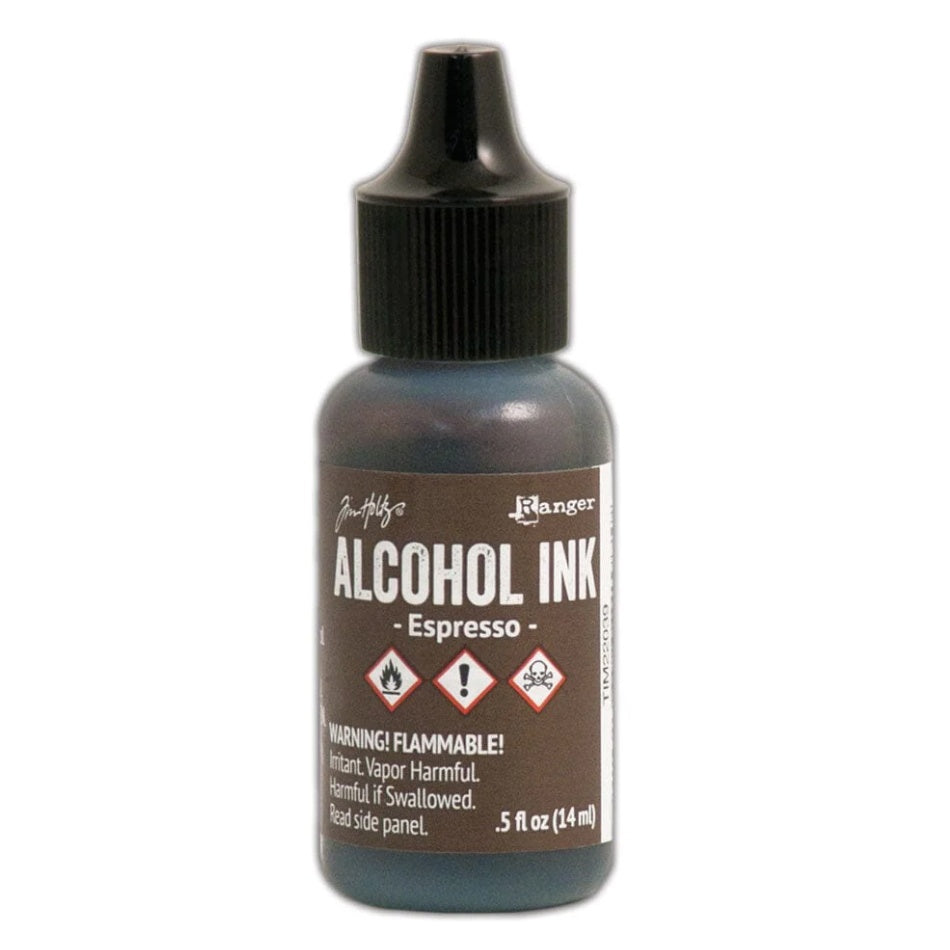 Ranger Tim Holtz Alcohol Ink .5oz - Espresso