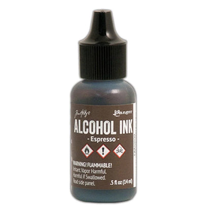 Ranger Tim Holtz Alcohol Ink .5oz - Espresso