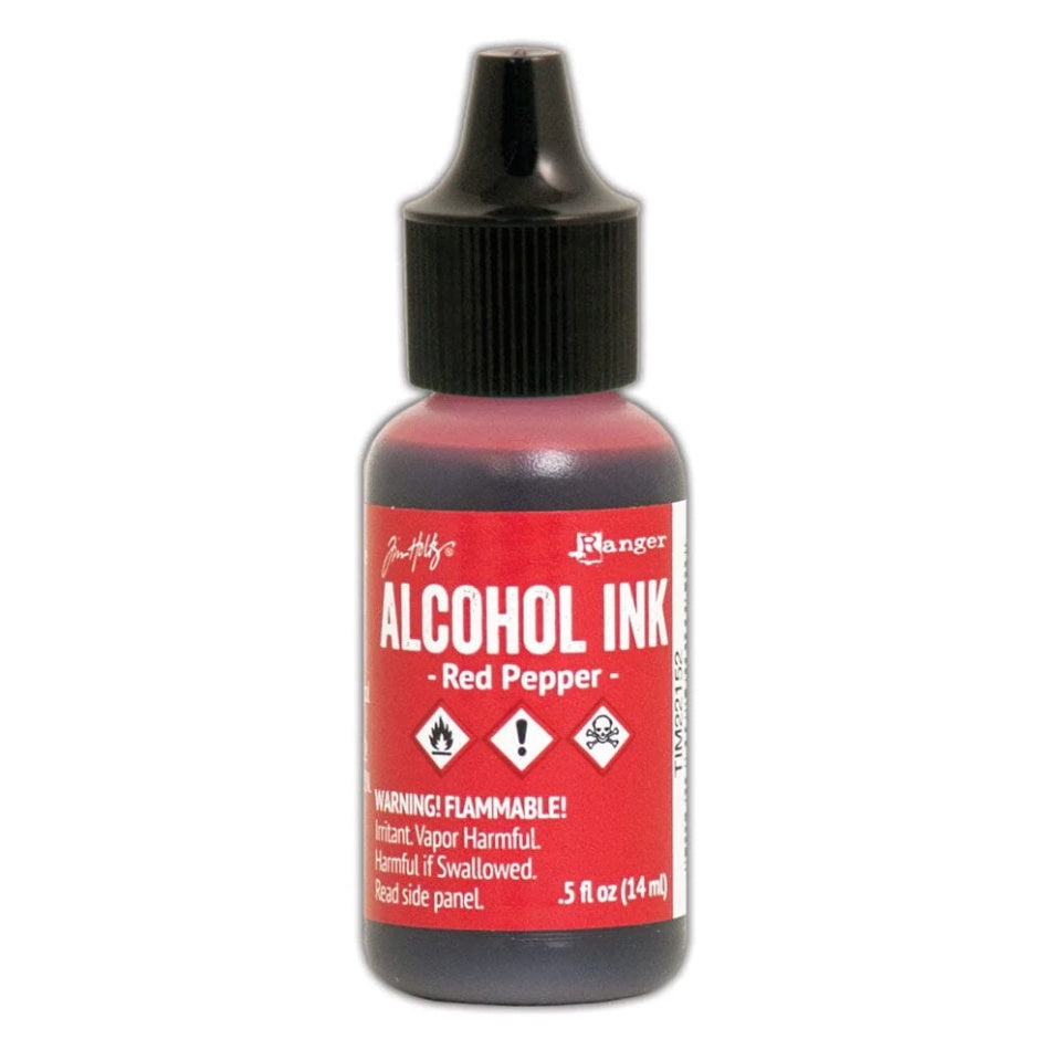 Ranger Tim Holtz Alcohol Ink .5oz - Red Pepper