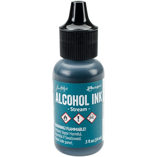 Ranger Tim Holtz Alcohol Ink .5oz - Stream