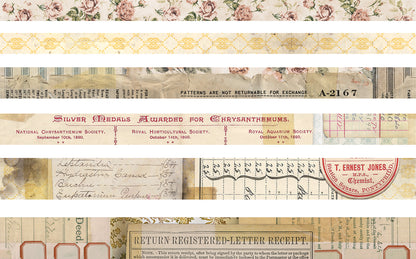 Idea-ology Tim Holtz Design Tape 6 Pcs - Remnants