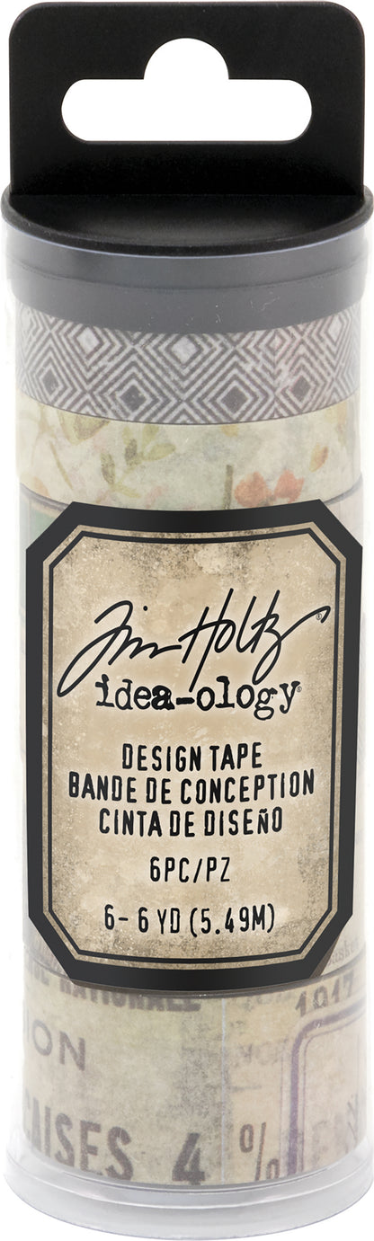 Idea-ology Tim Holtz Design Tape 6 Pcs - Collector
