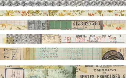 Idea-ology Tim Holtz Design Tape 6 Pcs - Collector