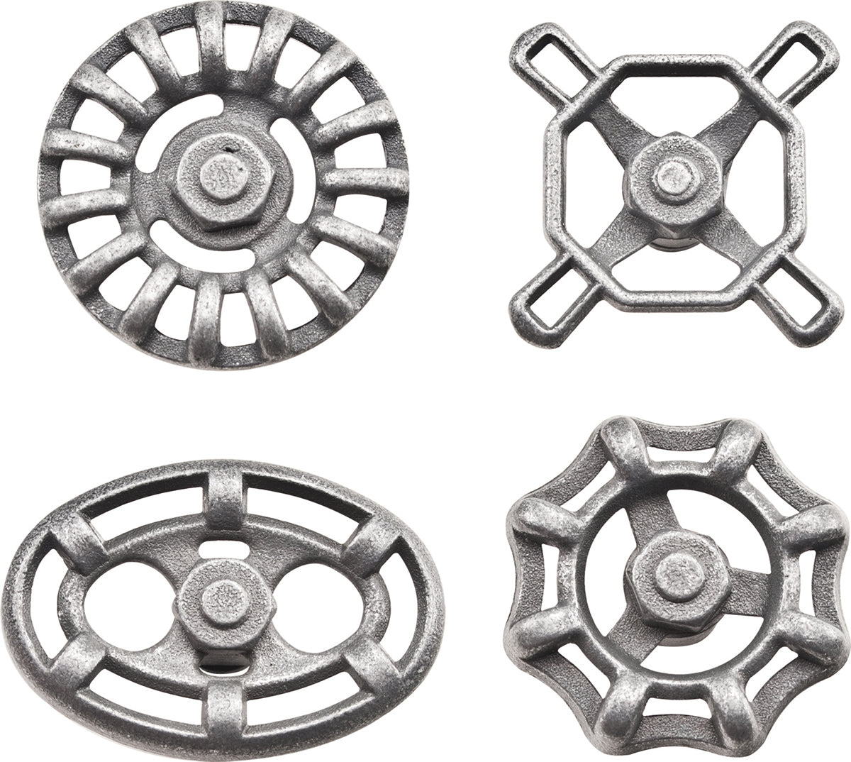 Idea-ology Tim Holtz Metal Faucet Knobs - 4 Pcs