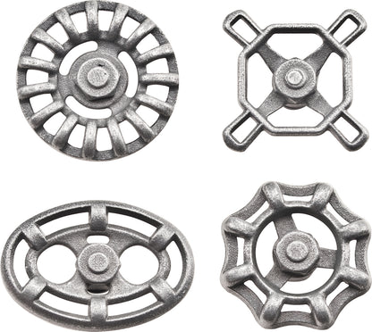 Idea-ology Tim Holtz Metal Faucet Knobs - 4 Pcs
