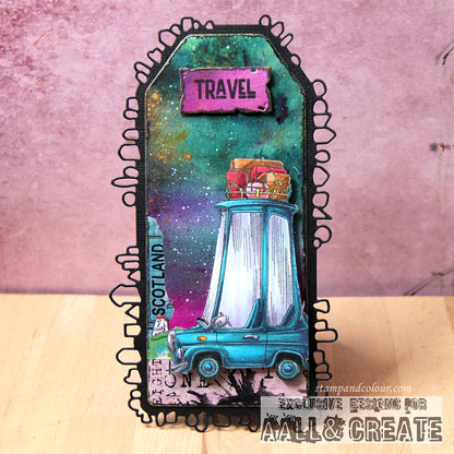 #1112 - A6 Stamp Set - Movin' On Up