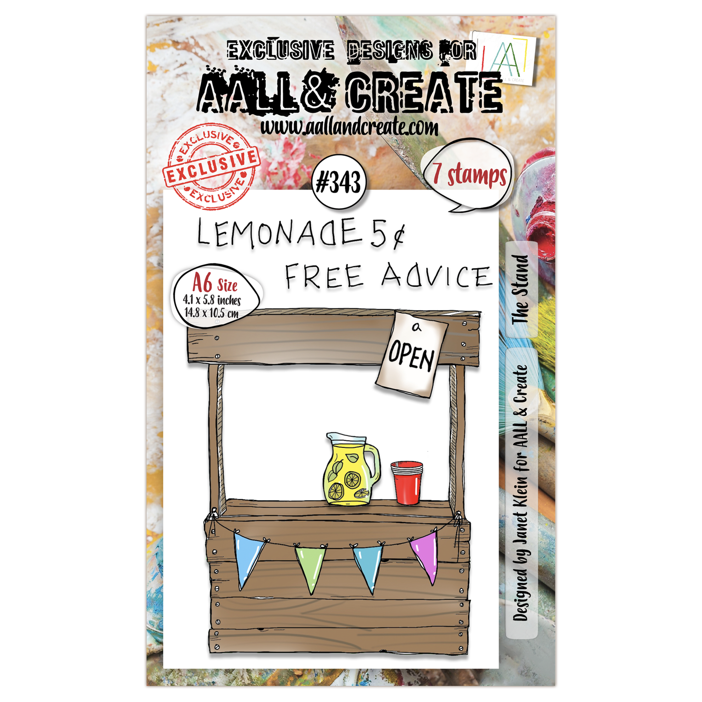 #343 - A6 Clear Stamp Set - The Stand