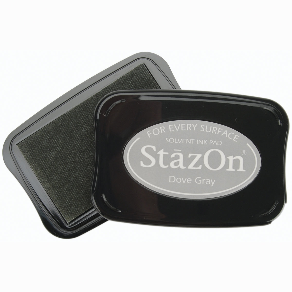 Tsukineko StazOn Solvent Ink Pad-Dove Gray
