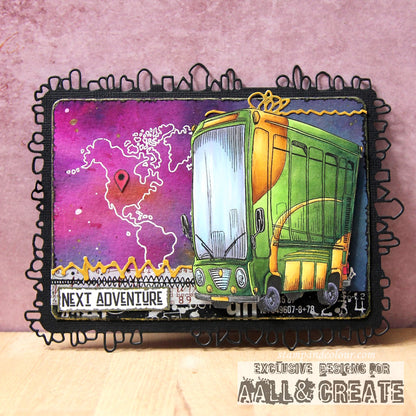 TP-881 - A6 Clear Stamp Set - Destinations Unknown