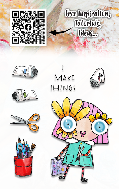 #378 - A7 Clear Stamp Set - The Crafter