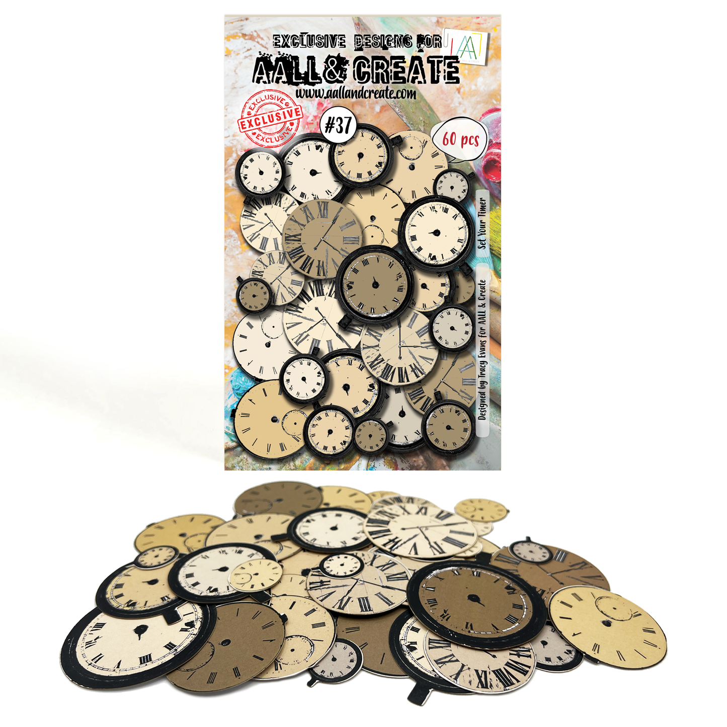 #37 - Ephemera Die-Cuts - Set Your Timer