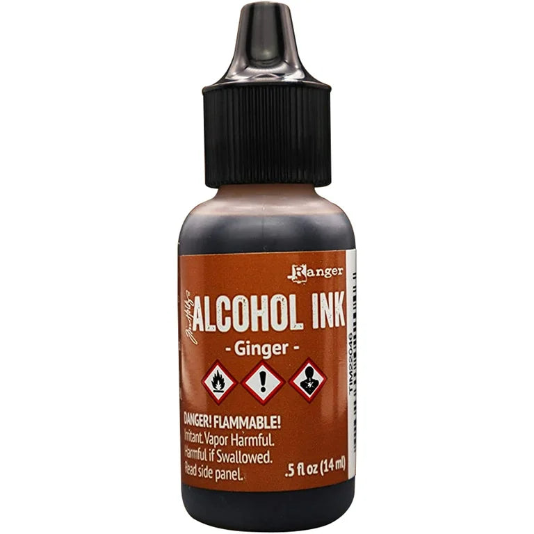 Ranger Tim Holtz Alcohol Ink .5oz - Ginger