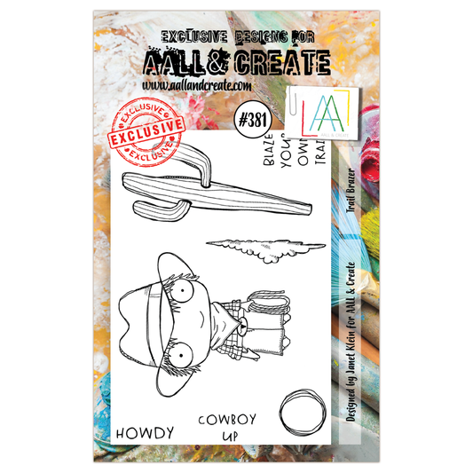 #381 - A7 Clear Stamp Set - Trail Blazer