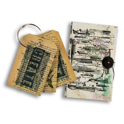 TP-919 - A6 Clear Stamp Set - Inking Gears