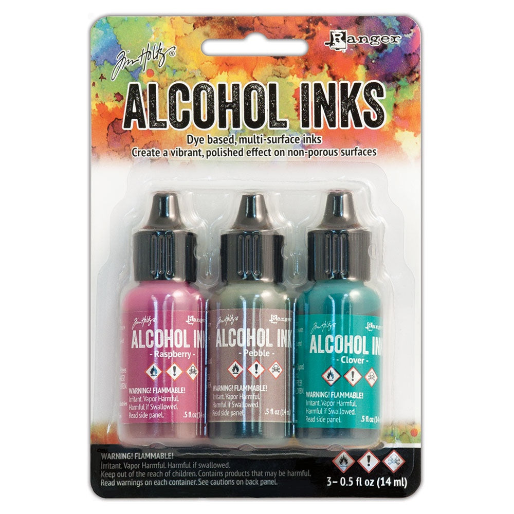 Ranger Tim Holtz Alcohol Ink .5oz 3 Pcs - Valley Trail