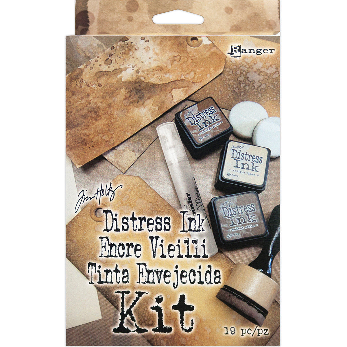 Ranger Tim Holtz Distress Ink Kit - 19 Pcs