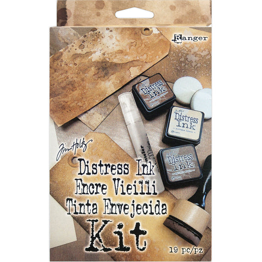 Ranger Tim Holtz Distress Ink Kit - 19 Pcs