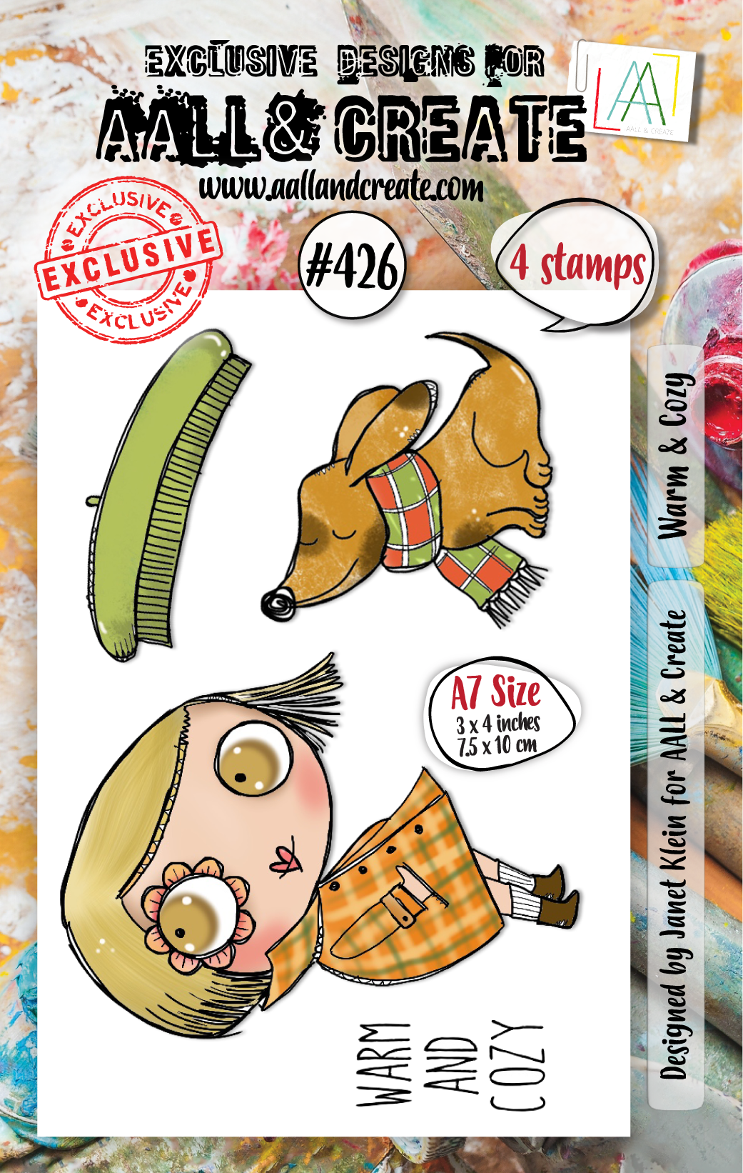 #426 - A7 Clear Stamp Set - Warm & Cosy