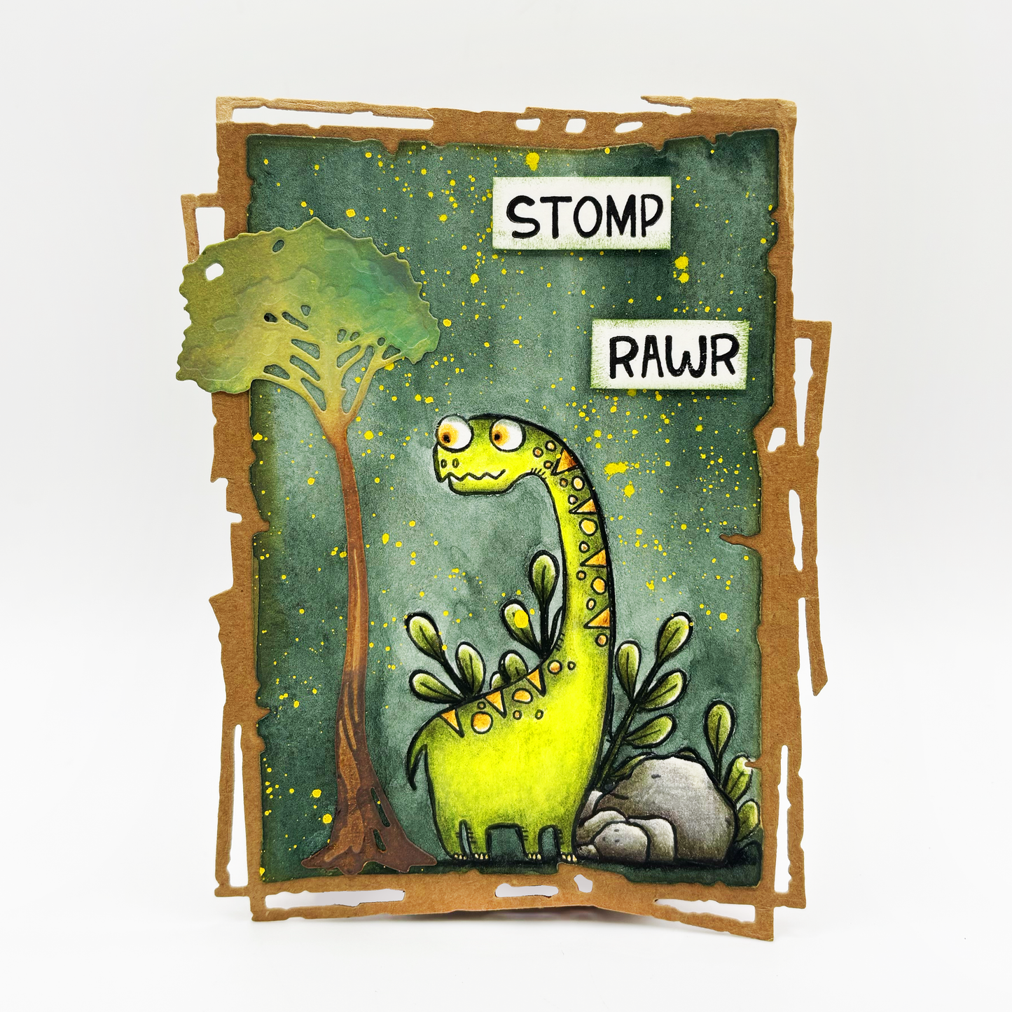 #522 - A6 Clear Stamp Set - Dinos