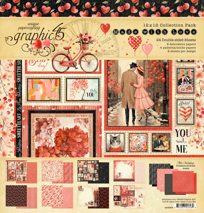 Graphic45 Made with Love 12x12 Collection Pack Preorder*