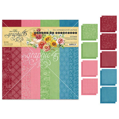 Graphic 45 Season to Celebrate 12x12 Inch Patterns & Solids Pack