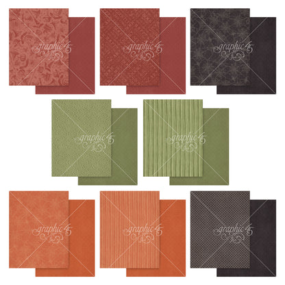 Graphic 45 Ghostly Greetings 8.5x11 Inch Patterns & Solids Pack