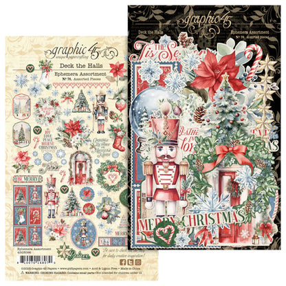 Graphic 45 Deck the Halls Ephemera Set