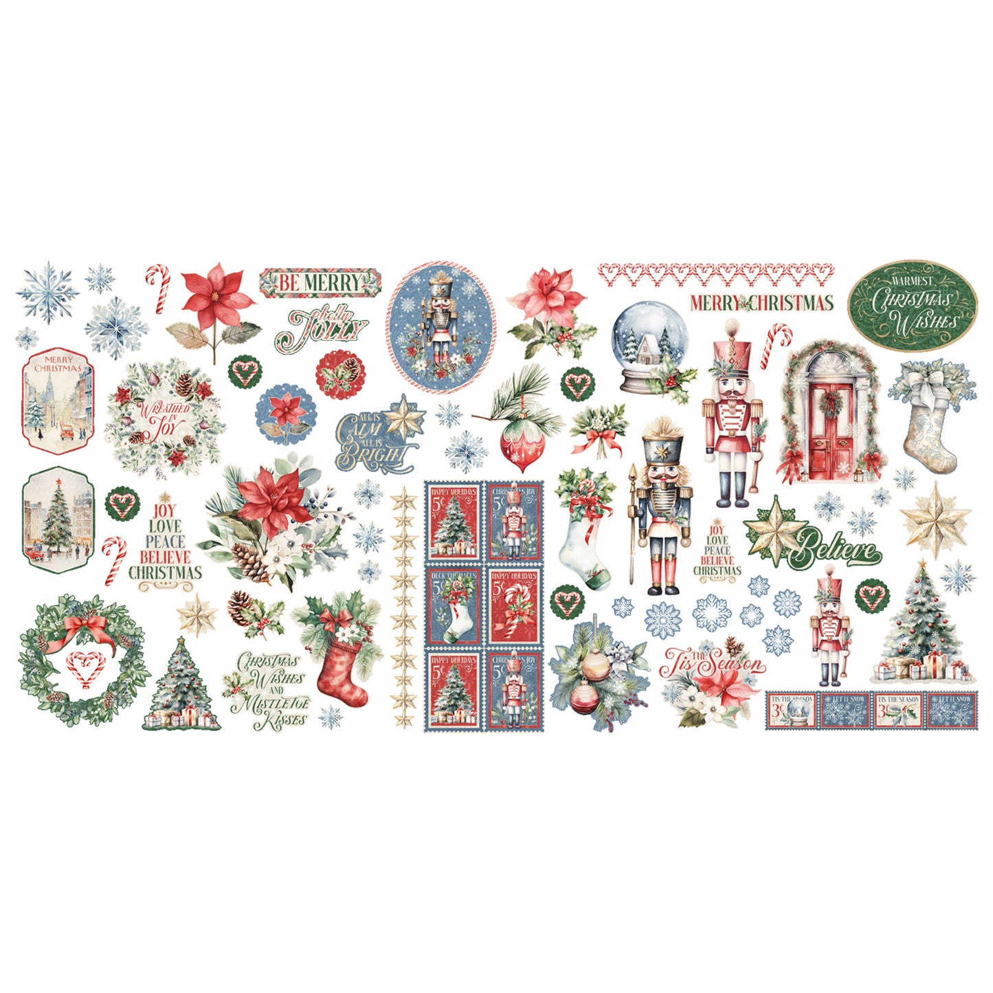 Graphic 45 Deck the Halls Ephemera Set