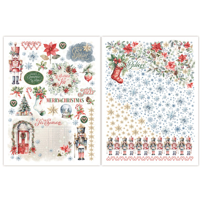 Graphic 45 Deck the Halls Rub-On Transfers