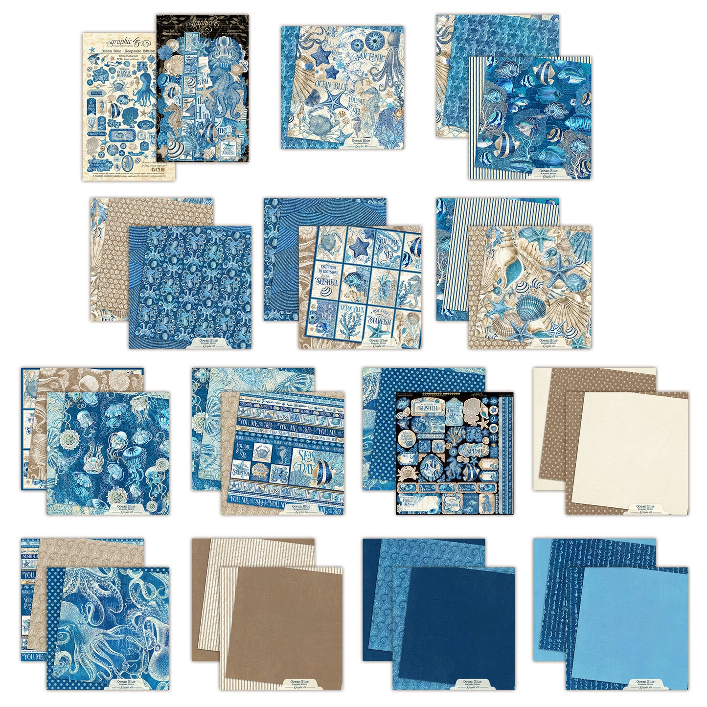 Graphic 45 Ocean Blue Keepsake Edition