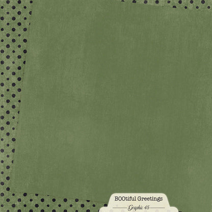 Graphic45 BOOtiful Greetings 12x12 Inch Patterns & Solids Pack ~ Ship from 31st Aug