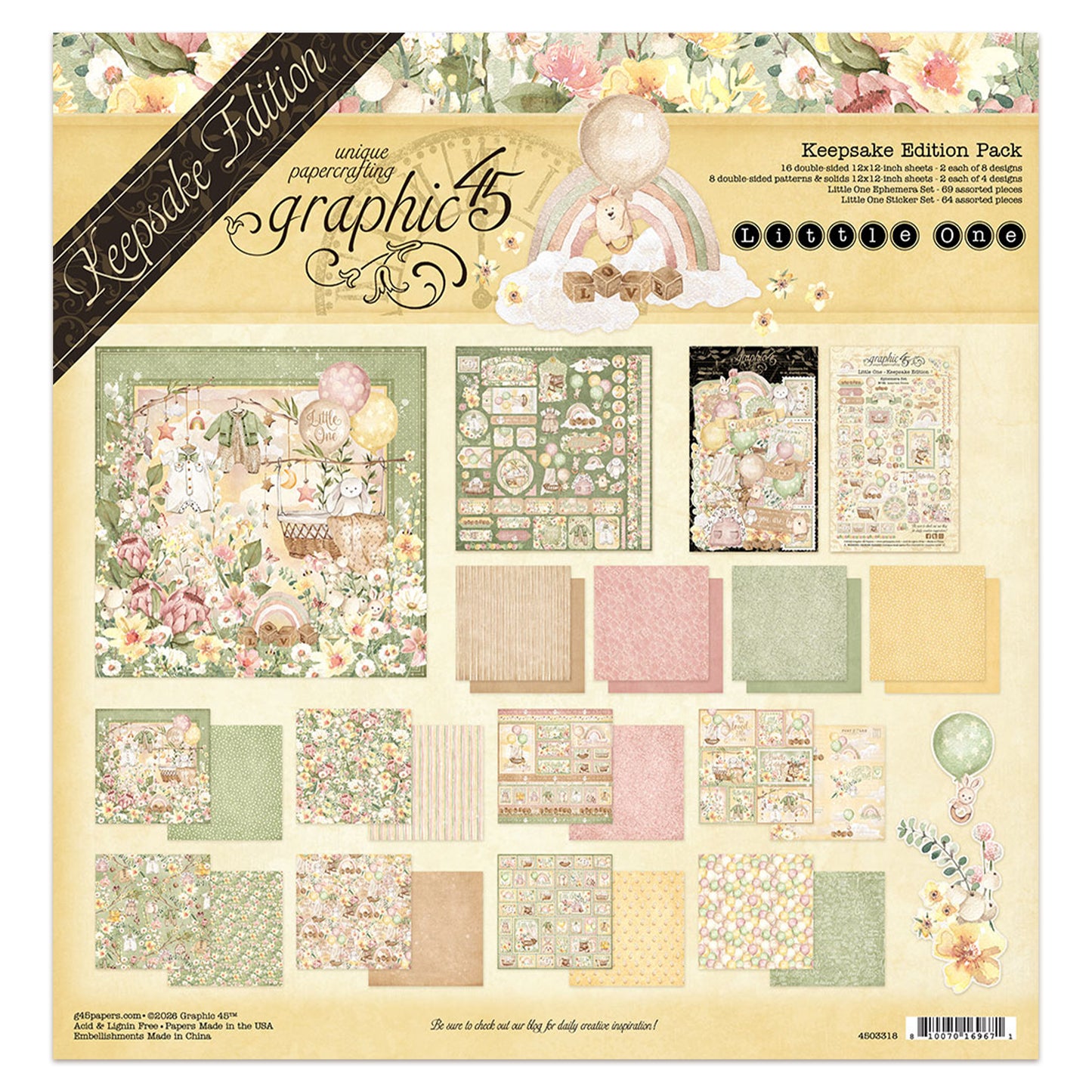 Graphic45 Little One Keepsake Edition ~ Ship from 31st Aug