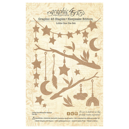 Graphic45 Little One Keepsake Kit with Exclusive Metal Die-Set ~ Ship from 31st Aug