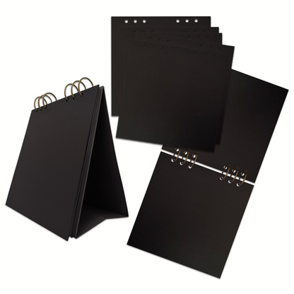 Graphic45 8x8 Easel Art Album - Black Preorder*