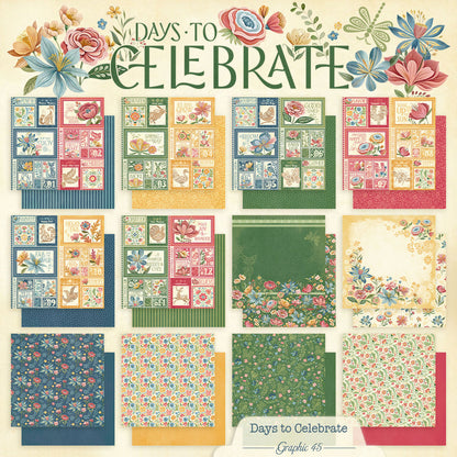 Graphic45 Days to Celebrate 8x8 Collection Pack Preorder*