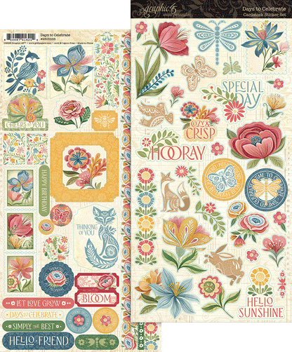 Graphic45 Days to Celebrate Sticker Set Preorder*