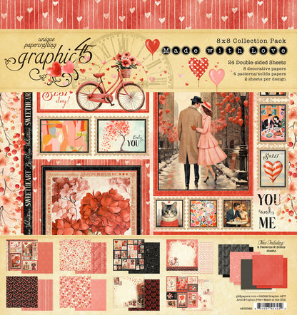 Graphic45 Made with Love 8x8 Collection Pack Preorder*