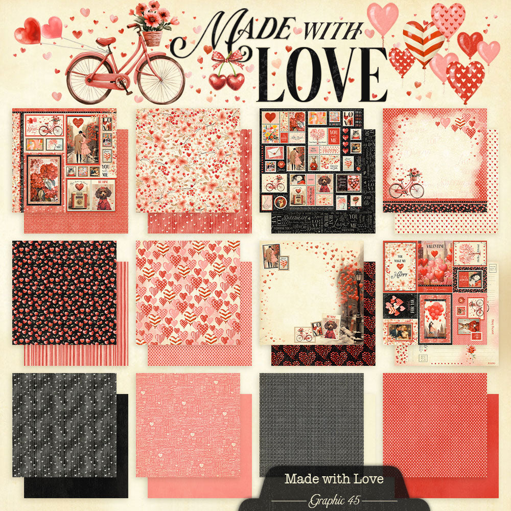 Graphic45 Made with Love 12x12 Collection Pack Preorder*