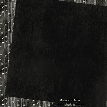 Graphic45 Made with Love 12x12 Patterns & Solids Pack Preorder*
