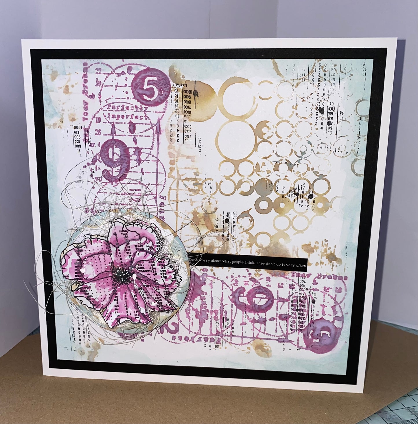 PC-45 - 6"x6" Stencil - Digital Bubbles
