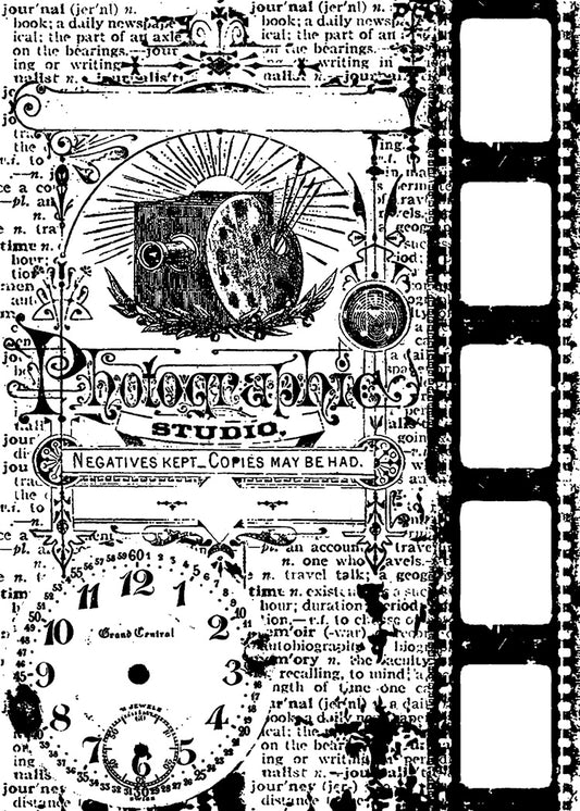 Stampers Anonymous Tim Holtz Cling Stamp 2.5"X3.5" - Photograph