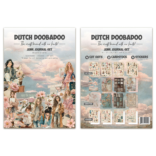 Dutch Doobadoo Whispers of Words Junk Journal Set
