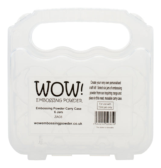 WOW! Embossing Powder Storage Case - Empty-Holds 6