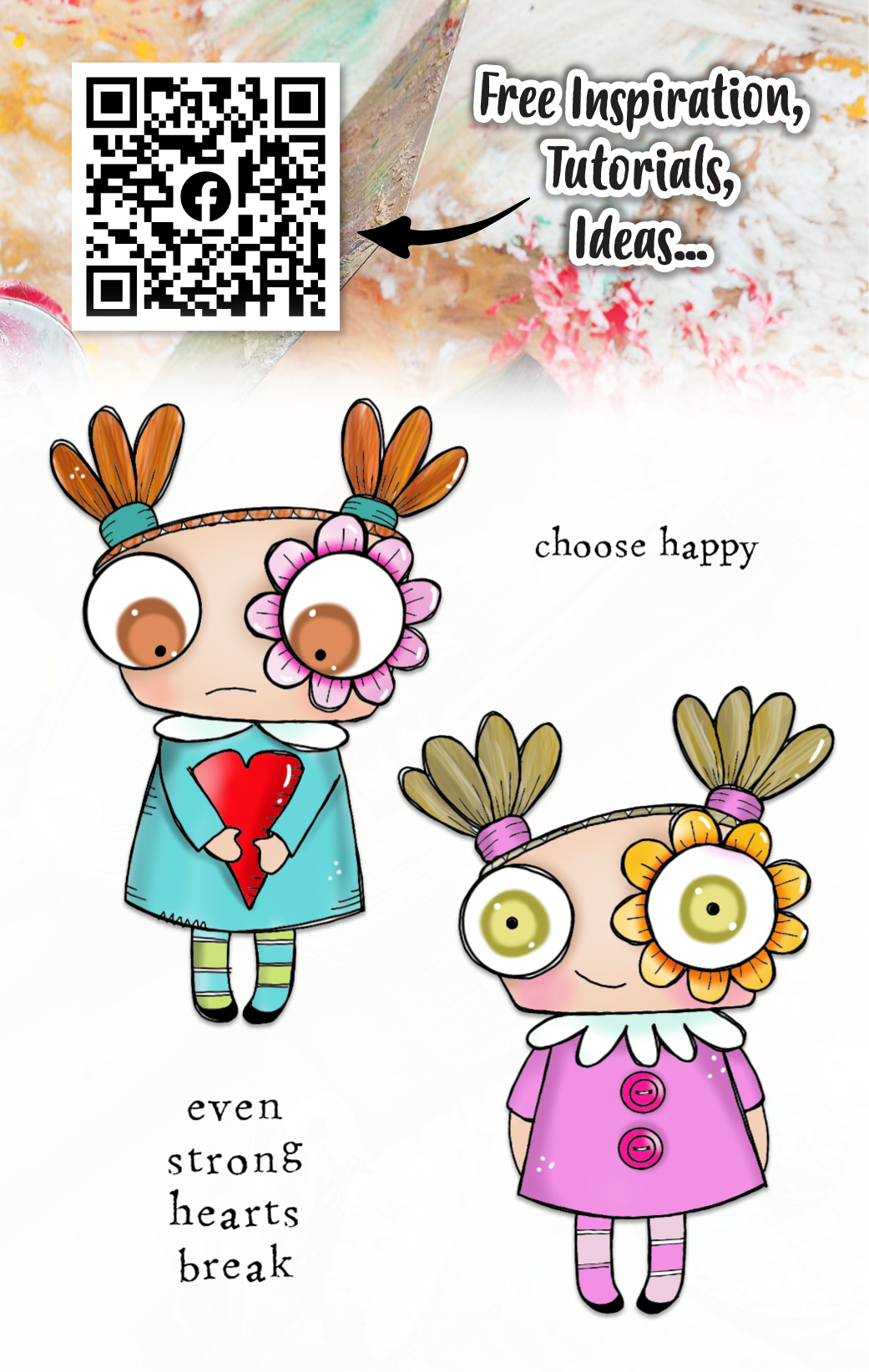 #478 - A7 Clear Stamp Set - Choose Happy