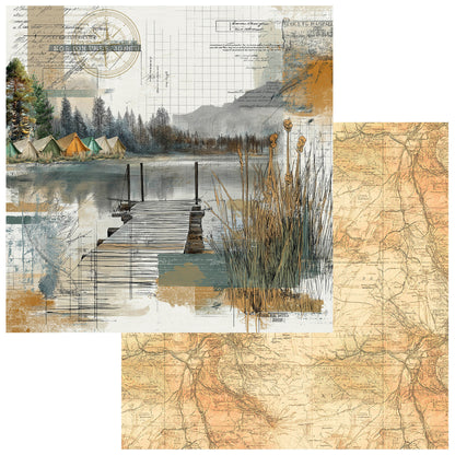 49 And Market Campfire Memories 12x12 Inch Collection Pack by Dennis Bruton